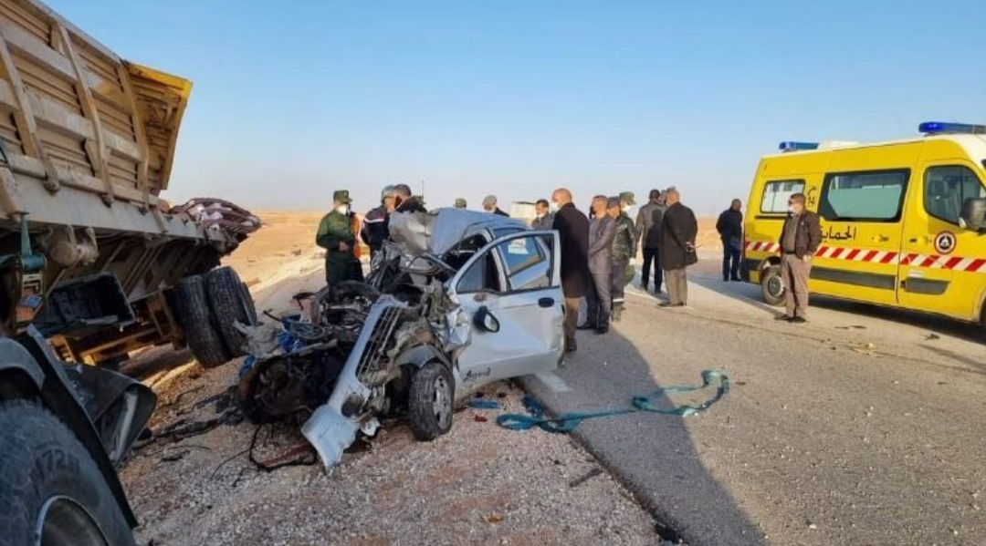 ورقلة: وفاة 4 أشخاص وإصابة شخص بجروح في حادث مرور