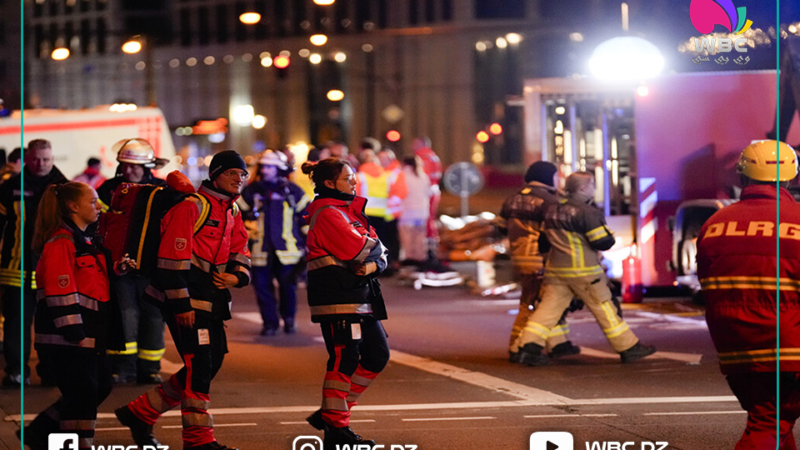 ألمانيا: بالفيديو.. حادث دهس في سوق لهدايا عيد الميلاد بمدينة ماغدبورغ وهذه هي جنسية الفاعل