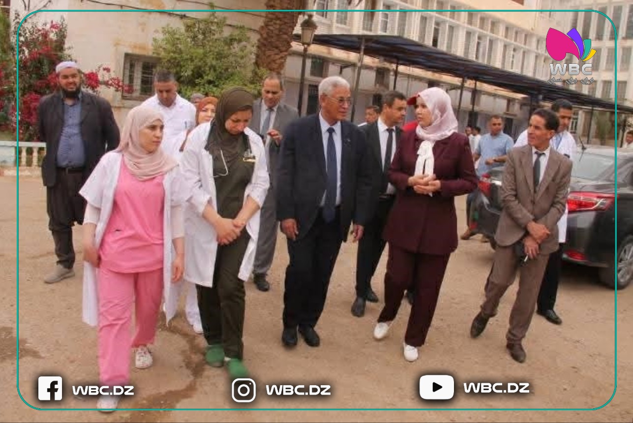 والي غرداية يتفقد مستشفى الأمومة والطفولة الشهيد د ڨضي بكير ويؤكد على تحسين الخدمات الصحية