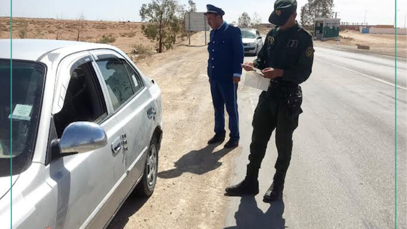 في ظل التقلبات الجوية الأخيرة.. شرطة ودرك المغير يكثفان حملات التحسيس لتجنب حوادث المرور