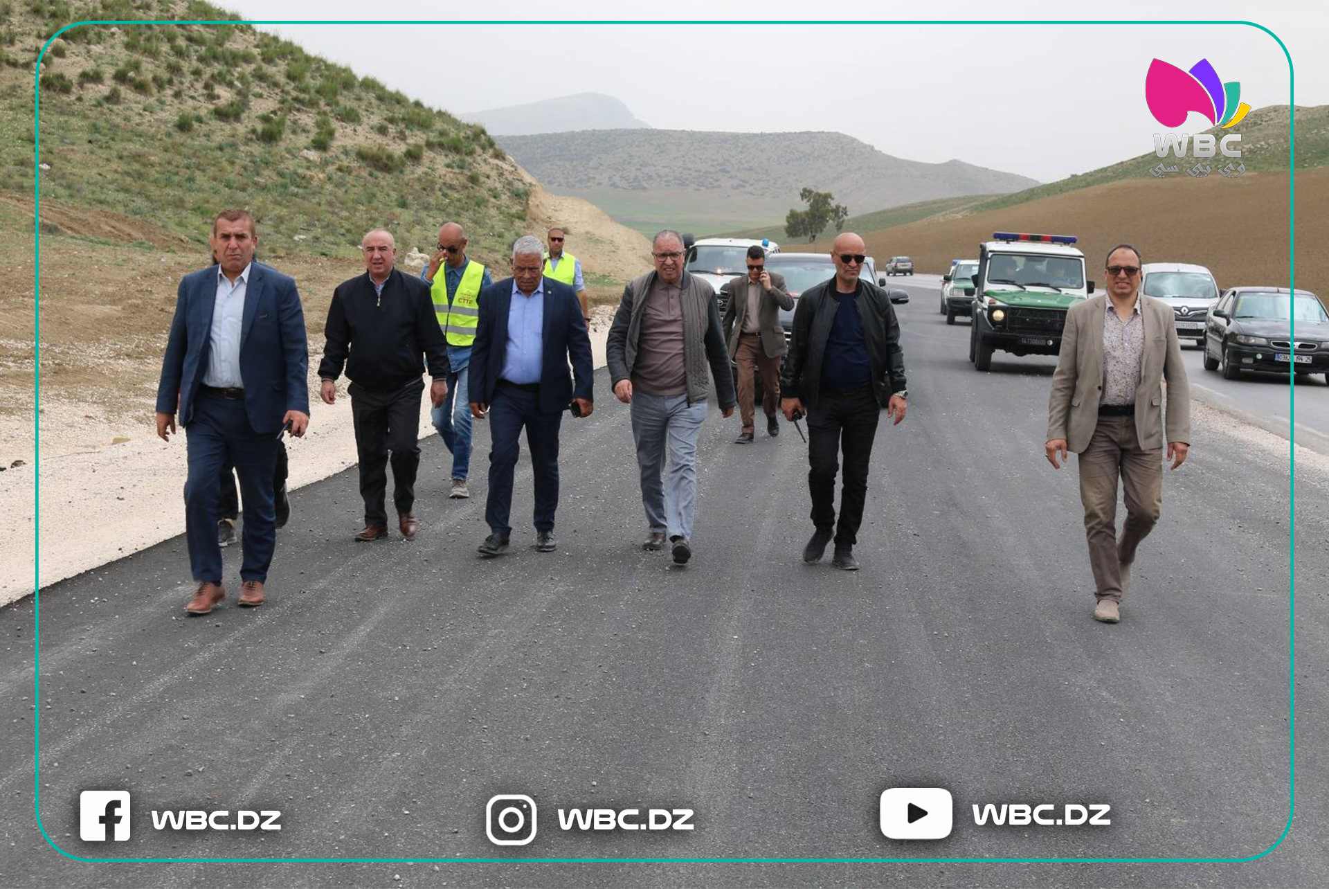 قسنطينة: صيودة يتفقد أشغال ازدواجية الطريق الوطني رقم 79