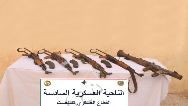 الحصيلة العملياتية الأسبوعية للجيش الوطني الشعبي