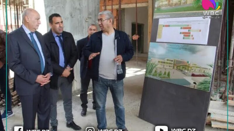 والي تيزي وزو في زيارة عمل وتفقد لمشاريع قطاع التربية